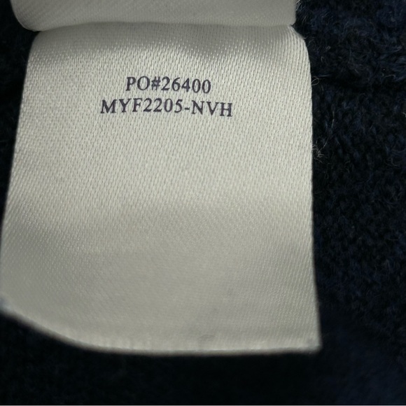 Faherty Jackson 1/4 Zip Pullover Sweater in Navy Heather Men’s Size XL - Picture 9 of 9